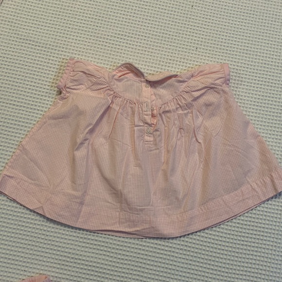 La Petite Fleur Pink Gingham Dress w Bloomer 12m - Picture 5 of 5